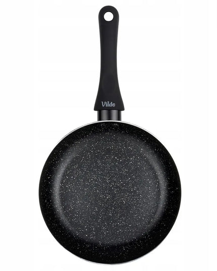 GRANITINĖ marmurinė tradicinė keptuvė dujinėms ir indukcinėms viryklėms 20 cm