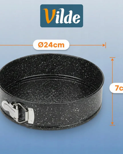 GRANITO kepimo forma su nuimamu dugnu ir dangteliu, 24 cm
