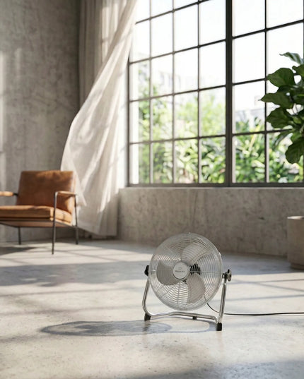 GRINDINIS VENTILIATORIUS didelis cirkuliatorius GALINGAS pramoninis ventiliatorius FAN 12" 30CM