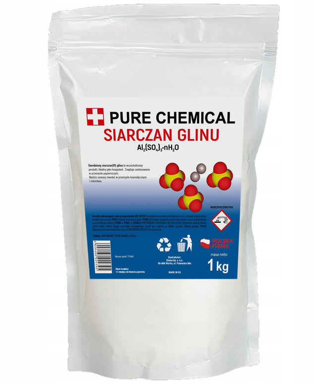 Grynas aliuminio sulfatas, mėlynoms hortenzijoms, pH mažinimas, 1 kg