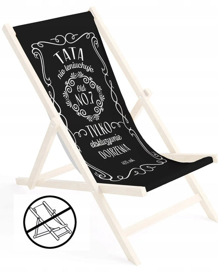 Gulto audinys mediniam paplūdimio ir sodo gultui 131x44 cm su jūsų logotipu ar nuotrauka