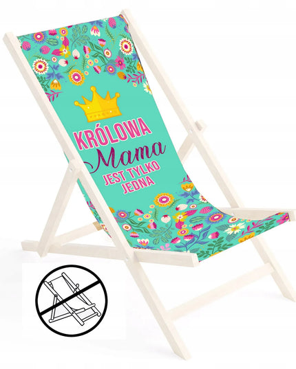 Gulto audinys mediniam paplūdimio ir sodo gultui 131x44 cm su jūsų logotipu ar nuotrauka