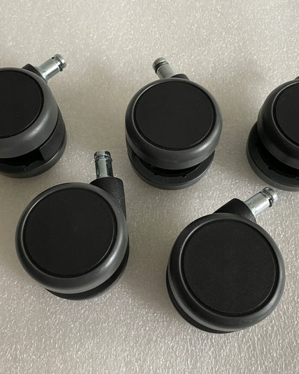 Guminiai biuro kėdės ratukai 60 mm fi.11, 5 vnt.