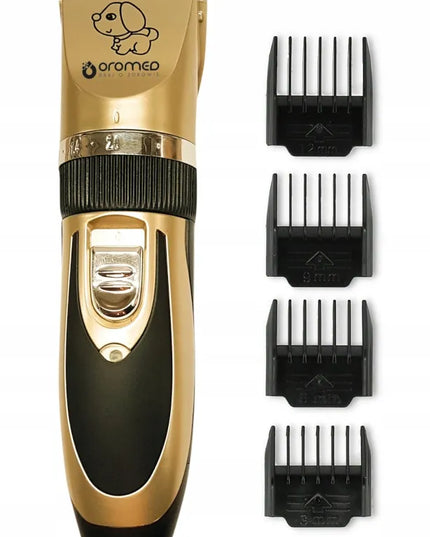 Gyvūnų kirpimo mašinėlė OROMED ORO-PET CLIPPER GOLD rinkinys