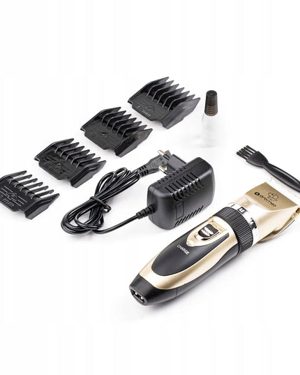 Gyvūnų kirpimo mašinėlė OROMED ORO-PET CLIPPER GOLD rinkinys