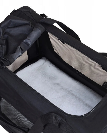 Gyvūnų transportavimo krepšys Royal&Petsky DK2-04, M dydis, 58x44x40 cm, juodas