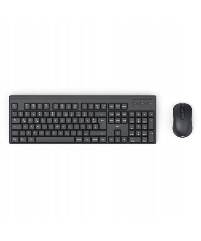 HAMA belaidė klaviatūra ir pelė WKM-100, juoda