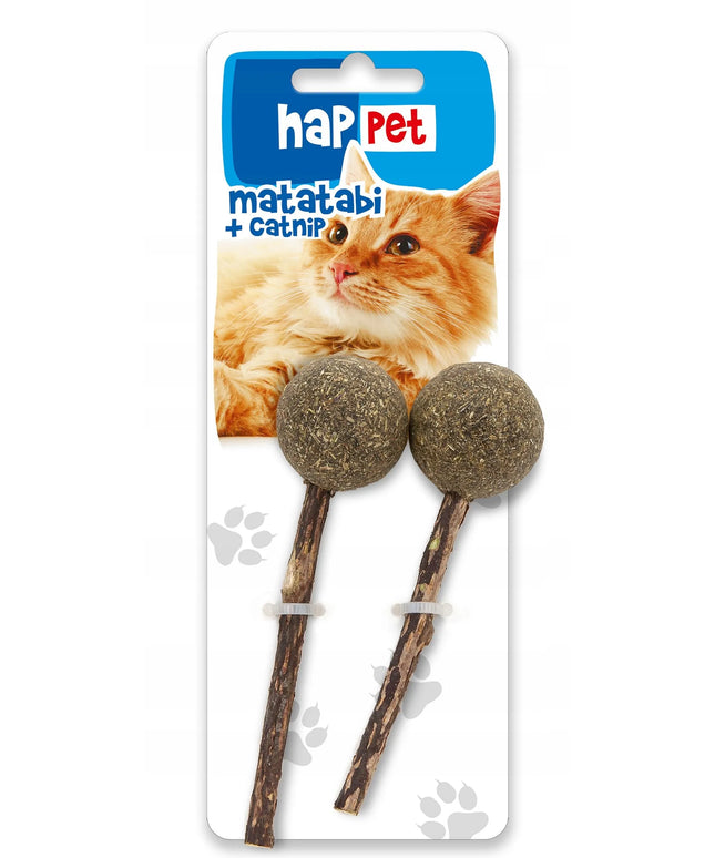 Happet MATATABI kramtukas ir katžolės skanėstas katėms, 2 vnt.