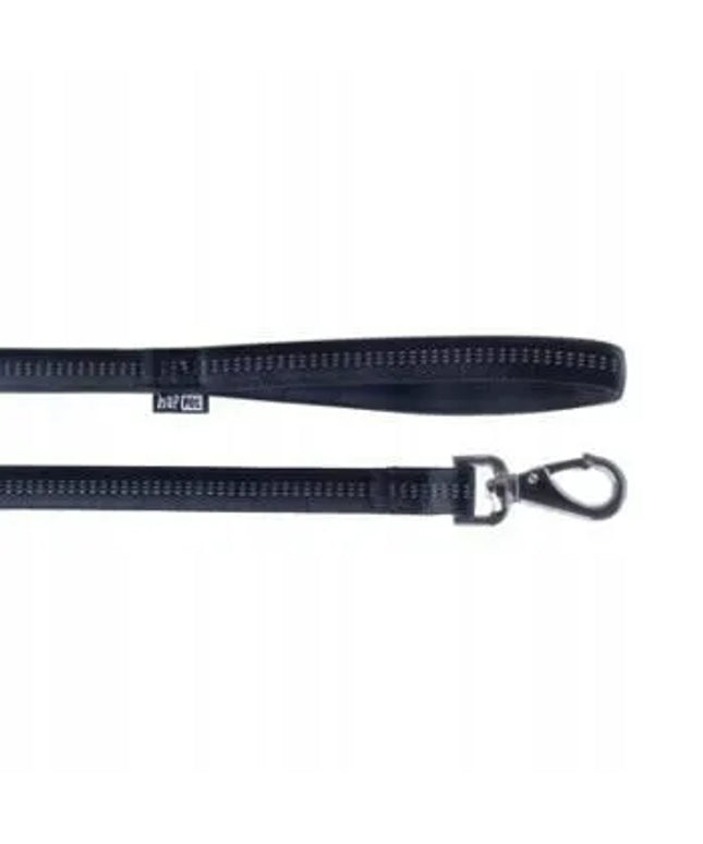 Happet Soft Style šunų pavadėlis su atšvaitais, juodas, M dydis, 1,5 cm