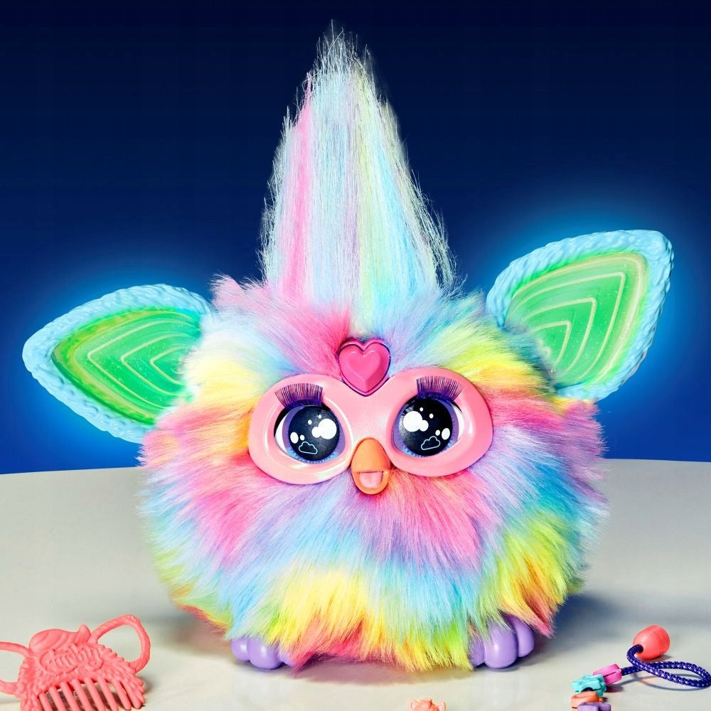 Hasbro Furby 2.0 Interaktyvus Pliušinis Žaislas Vaikams Rainbow F8900
