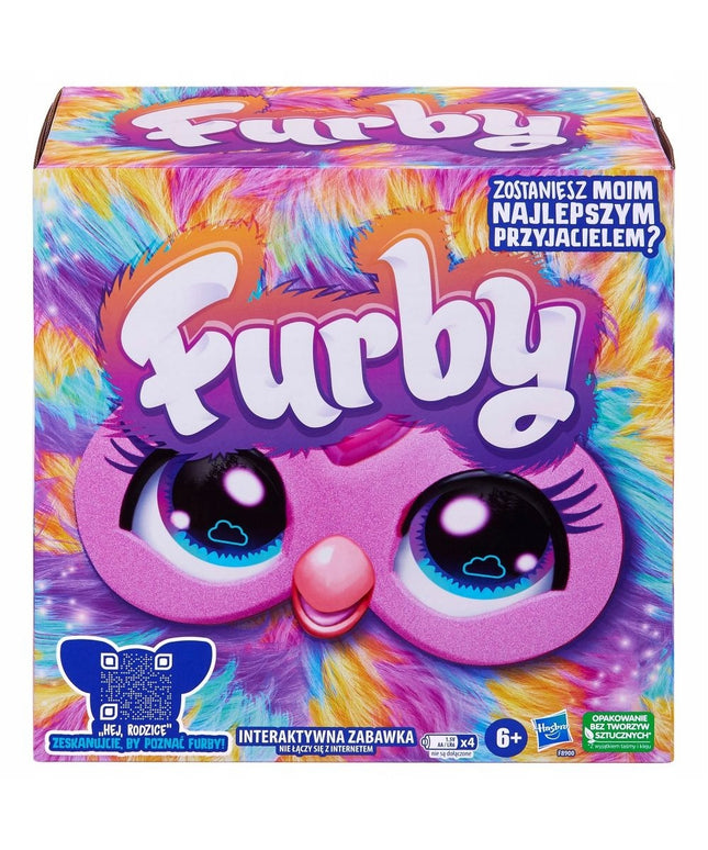 Hasbro Furby 2.0 Interaktyvus Pliušinis Žaislas Vaikams Rainbow F8900