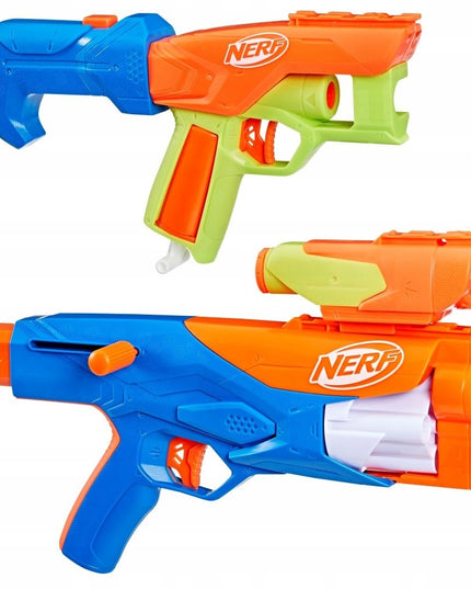 Hasbro Nerf N Series - Three Gear Up Pack 3 blasterių rinkinys su 18 strėlių F8633 vaikams nuo 8 m.
