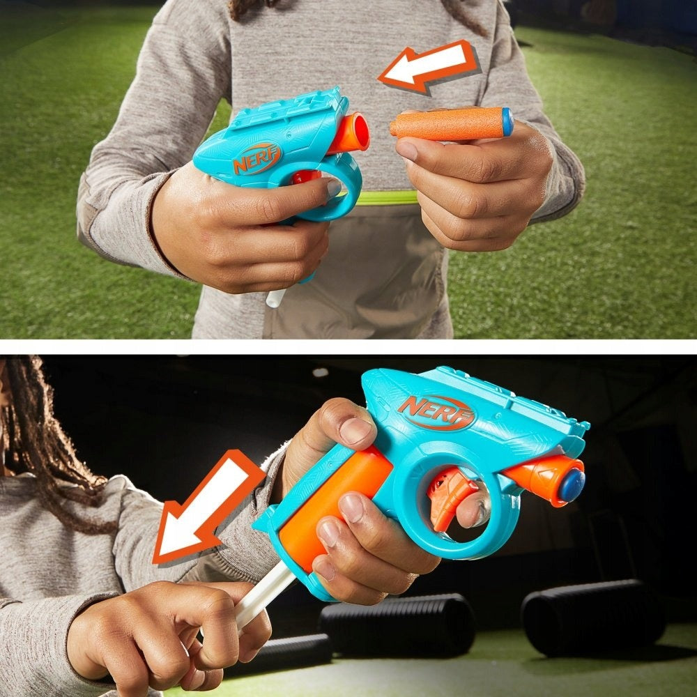 Hasbro Nerf N Series - Three Gear Up Pack 3 blasterių rinkinys su 18 strėlių F8633 vaikams nuo 8 m.