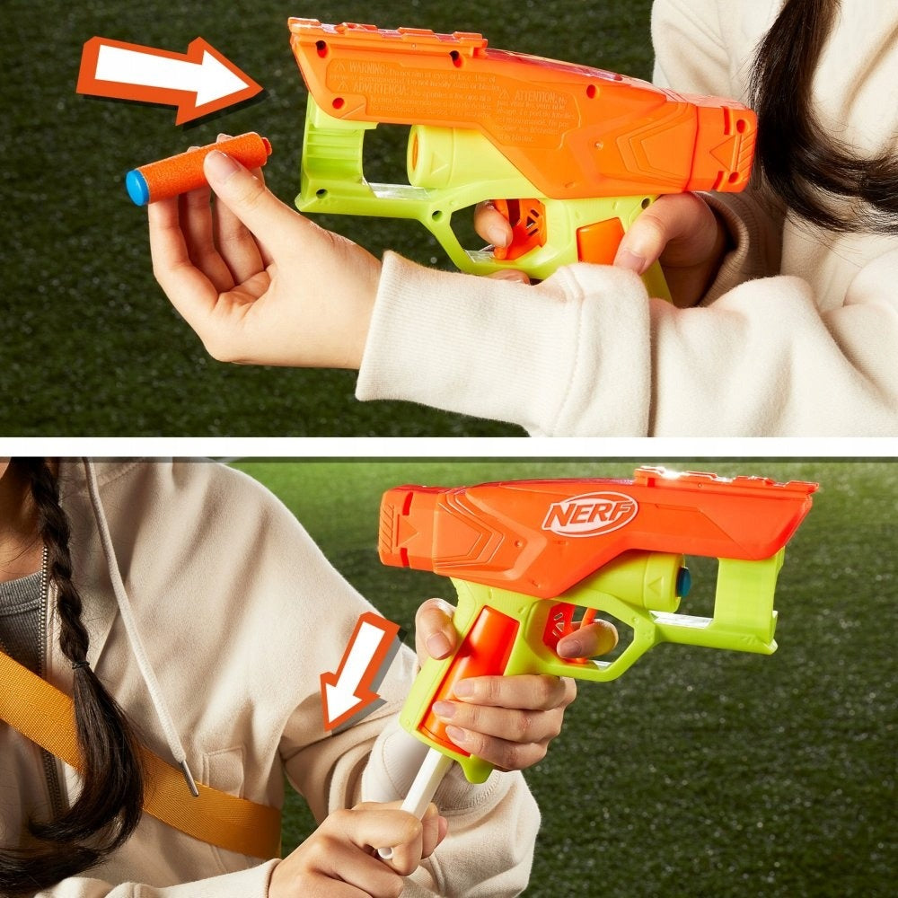 Hasbro Nerf N Series - Three Gear Up Pack 3 blasterių rinkinys su 18 strėlių F8633 vaikams nuo 8 m.