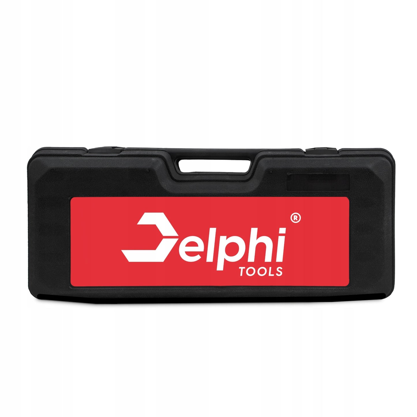 Žemo profilio hidraulinis keltuvas „Žaba“ Delphi Tools 2,5T su guminiais antgaliais, lagaminu ir ratukais manevringam naudojimui