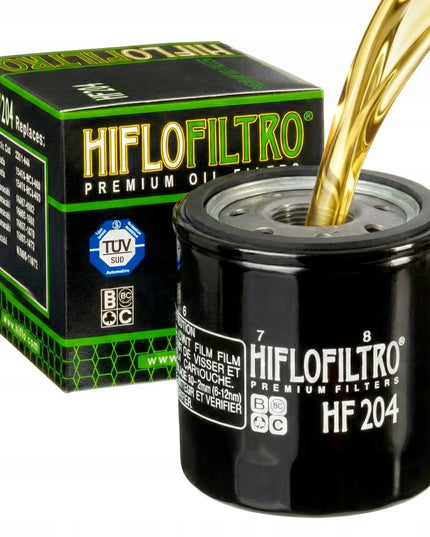 HIFLO alyvos filtras HF 204 Honda / Kawasaki / Yamaha HF204 – 2 vnt. rinkinys
