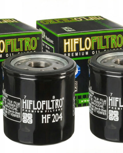 HIFLO alyvos filtras HF 204 Honda / Kawasaki / Yamaha HF204 – 2 vnt. rinkinys