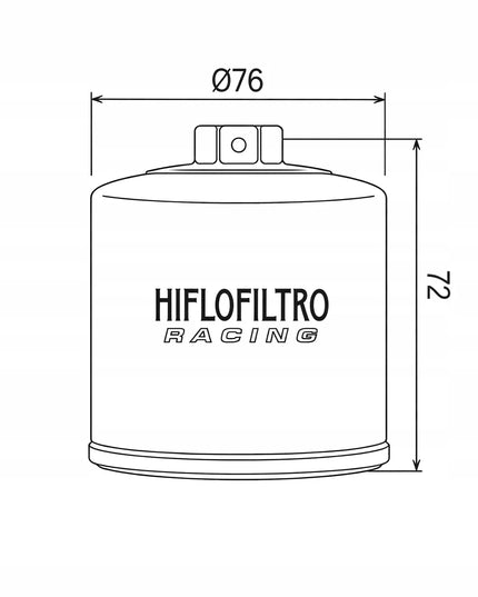 HIFLO motociklo alyvos filtras HF 160RC RACING BMW K1200/1300