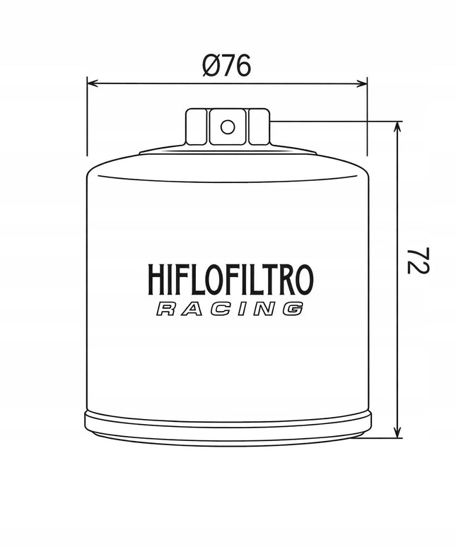 HIFLO motociklo alyvos filtras HF 160RC RACING BMW K1200/1300