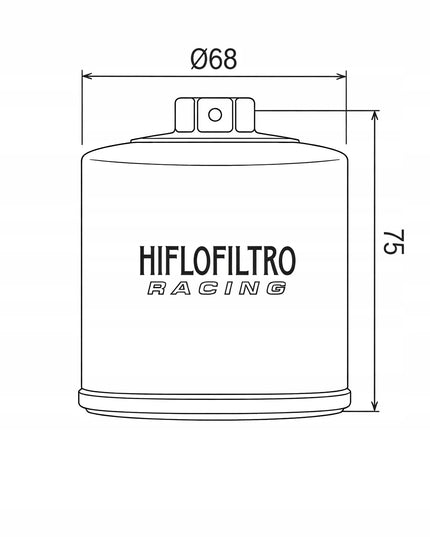 Hiflofiltro HF138RC alyvos filtras lenktynėms GSX/GSXR/SV/TL/VZ