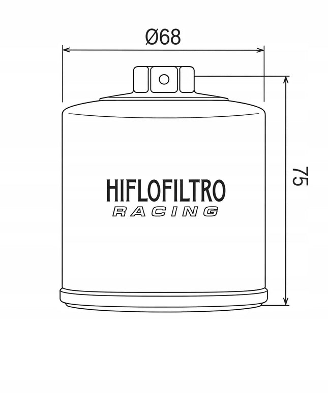 Hiflofiltro HF138RC alyvos filtras lenktynėms GSX/GSXR/SV/TL/VZ