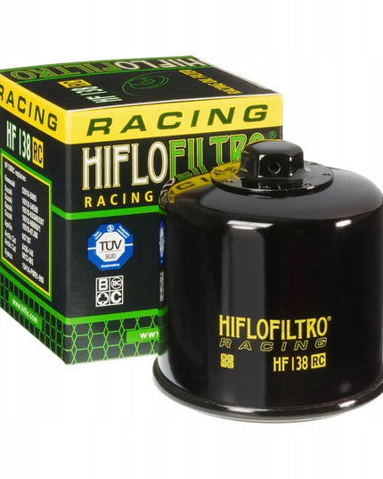 Hiflofiltro HF138RC alyvos filtras lenktynėms GSX/GSXR/SV/TL/VZ