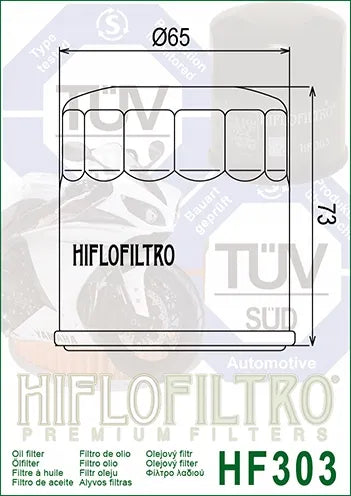 Hiflofiltro HF303 alyvos filtras