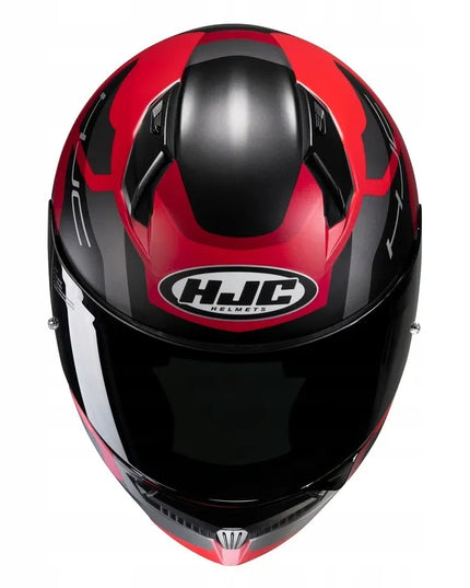 HJC C10 TINS BLACK/RED motociklinis šalmas