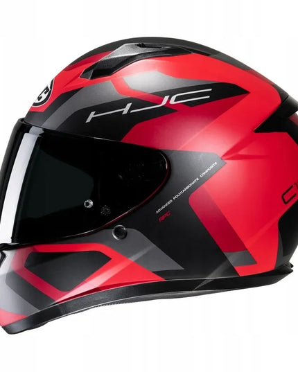HJC C10 TINS BLACK/RED motociklinis šalmas