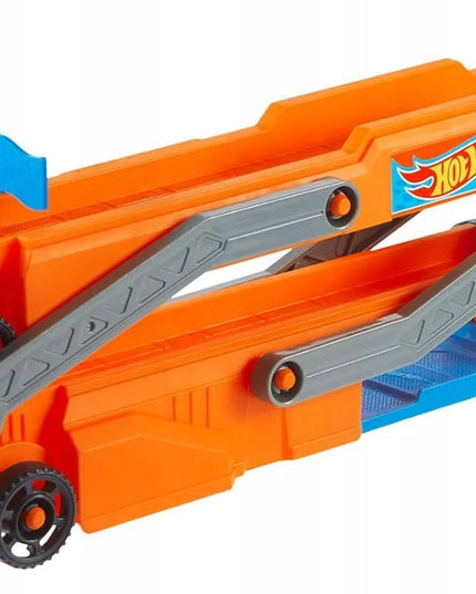 Hot Wheels City miesto transporteris lenktynių trasa su paleidimo mechanizmu + automobiliukas