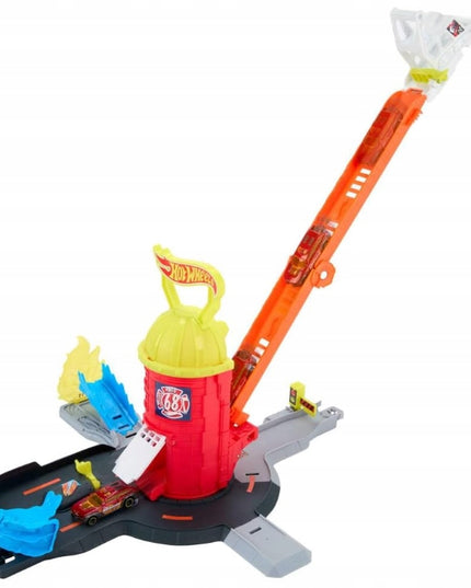 Hot Wheels City Super gaisrinės rinkinys su trasa - JHL95