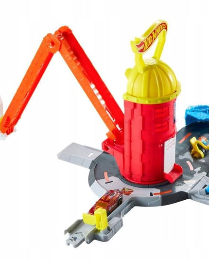 Hot Wheels City Super gaisrinės rinkinys su trasa - JHL95