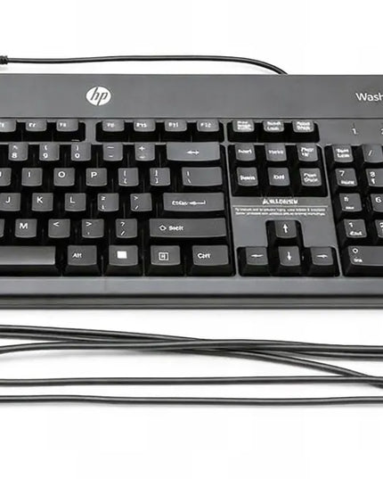 HP Washable VANDENIUI ATSPARUS RINKINYS Klaviatūra + Pelė USB