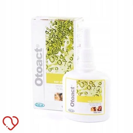 I.C.F. OTOACT 100 ml ausų valymo emulsija šunims ir katėms