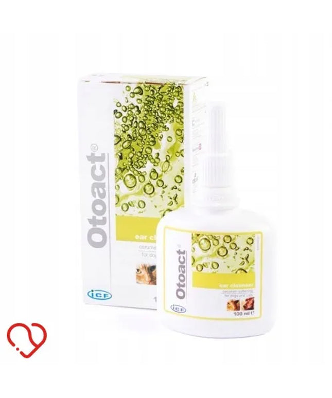 I.C.F. OTOACT 100 ml ausų valymo emulsija šunims ir katėms