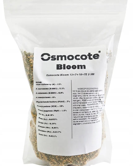 ICL OSMOCOTE BLOOM 2-3m 13-7-18 Daugiakomponentės trąšos 1 kg
