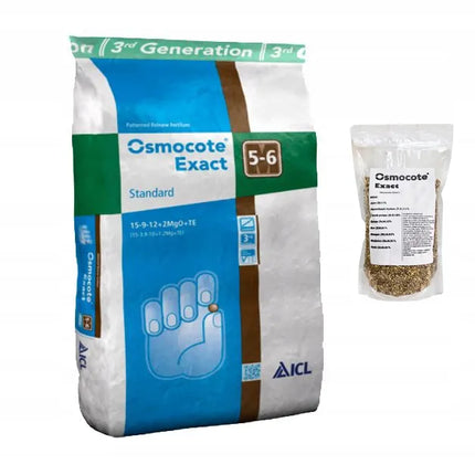 ICL OSMOCOTE Exact Standard 5-6m 15-9-12 daugiakomponentės trąšos 1kg