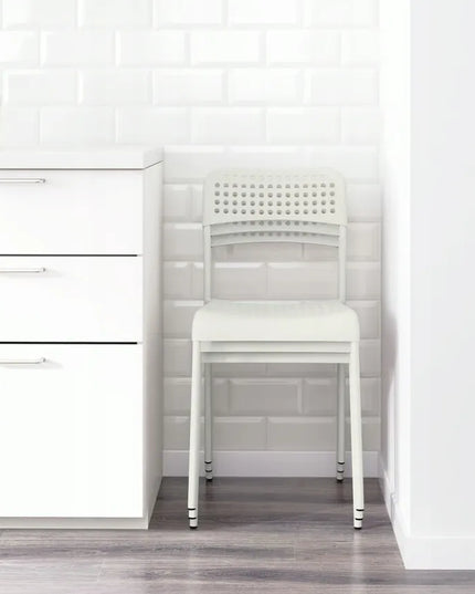 IKEA ADDE kėdė, balta VIRTUVĖ VALGOMASIS SVETAINĖ