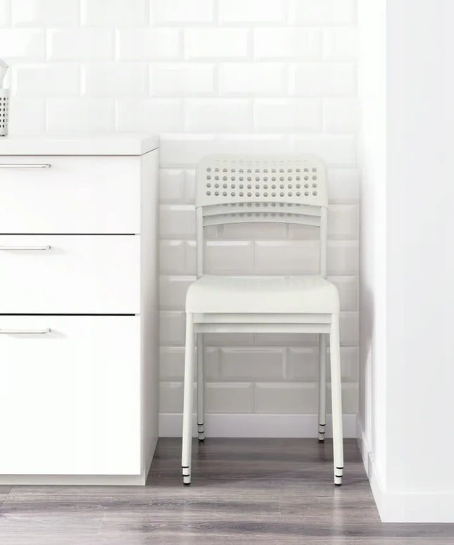 IKEA ADDE kėdė, balta VIRTUVĖ VALGOMASIS SVETAINĖ