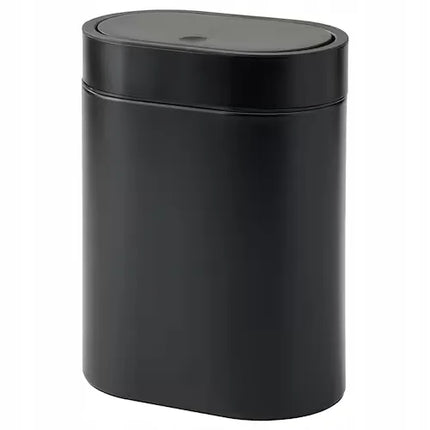 IKEA BROGRUND šiukšliadėžė, 4 l, juoda