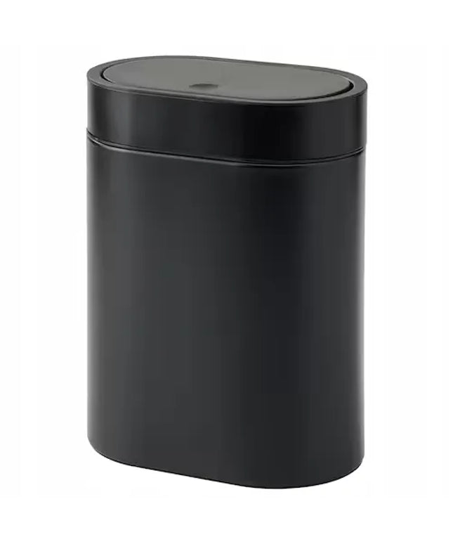 IKEA BROGRUND šiukšliadėžė, 4 l, juoda