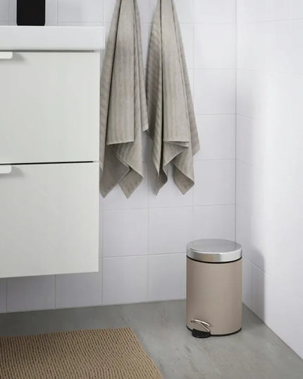 IKEA EKOLN šiukšliadėžė, smėlio spalvos, 3 litrai