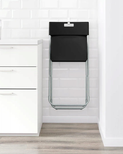 IKEA GUNDE sulankstoma kėdė, juoda