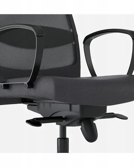 IKEA MARKUS biuro kėdė, VISSLE tamsiai pilka