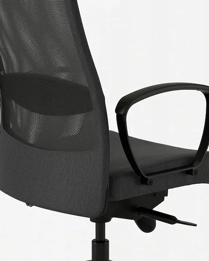 IKEA MARKUS biuro kėdė, VISSLE tamsiai pilka