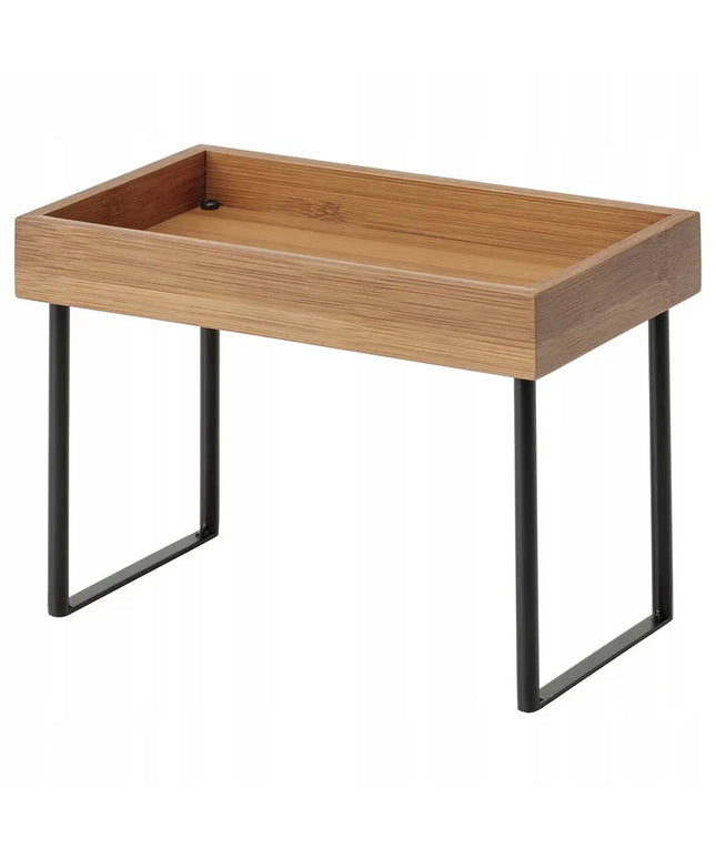 IKEA NALBLECKA virtuvės stalviršio organizatorius, metalas/bambukas, 23x13x15 cm