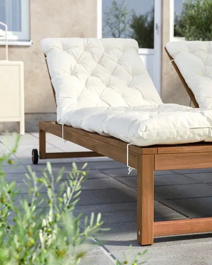 IKEA NÄMMARÖ gultas, lauko baldai, šviesiai ruda beicuota mediena