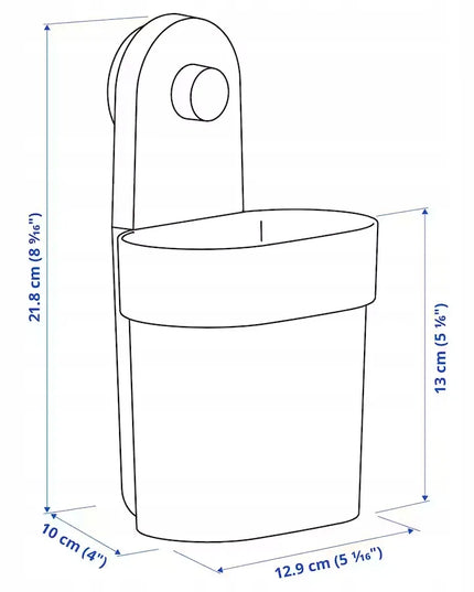 IKEA OBONÄS indelis su siurbtuku, pilkai žalias
