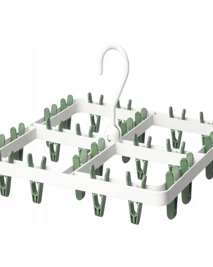 IKEA SLIBB pakabinama skalbinių džiovyklė su 24 segtukais