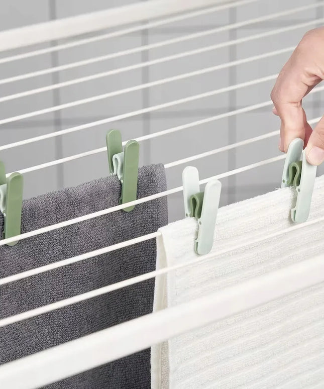 IKEA SLIBB skalbinių segtukai, žali